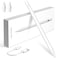 iMangoo Stylus Pen for iPad 11109 USBC Fast Charging with Magnetic Attraction Palm Rejection Tilt Sensitivity Active Pen with 2 Replacement Tips for iPad ProAir School Kids Students White