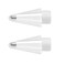 ECSiNG 2Pcs Stylus Tips Pencil Tip Replacement Part High Sensitivity Transparent Stylus Nibs Compatible with Huawei MPencil 2nd Generation
