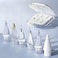 TODXARZC Replacement Pencil Tips for Apple Pencil Pro Fine Point Metal Tip for Apple Pencil 2nd Generation and 1st GenerationApple Pencil USBC WearResistant Precise Control ipencil Tips Sets with Case