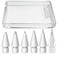 SIXFU Replacement Pencil Tips for Apple Pencil Multiple Durable iPencil Tip Nibs Accessories for iPad ProApple Pencil ProUSBC 1st Gen 2nd Generation 6 PCS