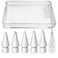 SIXFU Replacement Pencil Tips for Apple Pencil Multiple Durable iPencil Tip Nibs Accessories for iPad ProApple Pencil ProUSBC 1st Gen 2nd Generation 6 PCS