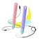 RKItE KidFriendly Tablet Stylus with Tether 2 Pack of Pink and Purple Kids Stylus Pen for iPad Fire Tablet All AMZ Fire Kids and Kids Pro Sufface Tablets Samsung Tablets and All Touch Screen Devices