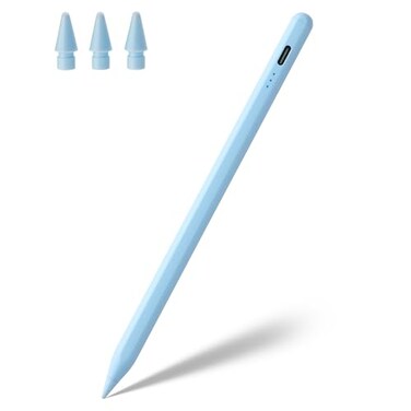 Waiktyne Stylus Pen for iPad A16 11th 10th 9th 8th 7th 6th Generation iPad Pro 129 11 13 inch M4 iPad Air M3 M2 5th 4th 3rd Gen iPad mini A17 Pro 7 6 5 for Apple Pencil Pro 1st 2nd Gen Alternative Blu