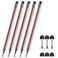 Bopomofo Stylus 5 Pcs 2in1 Stylus Pen for Touchscreen High Precision and Sensitivity Suitable for iPhoneipadAndroid Tablets Compatible with Touch ScreensRose Gold