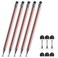 Bopomofo Stylus 5 Pcs 2in1 Stylus Pen for Touchscreen High Precision and Sensitivity Suitable for iPhoneipadAndroid Tablets Compatible with Touch ScreensRose Gold