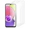iCsapr 4 Pack Glass Screen Protector Compatible for Samsung Galaxy A03s Galaxy A03 Core Galaxy A039H HardnessHD Screen Tempered Glass Scratch Resistant Easy Install Case FriendlyBubble Free