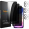 Lesakit 33 Pack Privacy Screen Protector for iPhone 11 61Inch with 3 Pack Camera Lens Protector Anti Spy Tempered Glass Film 9H Hardness Bubble Free Case Friendly