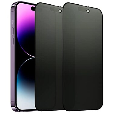 SOOPUR 2 Pack Matte Privacy Screen Protector for iPhone 14 Pro Max 67 AntiGlare AntiSpy Scratch Resistant Tempered Glass Film Smooth Sensitive Touch Rounded Edges Full Coverage