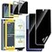 Ferilinso Auto Dust Install 2 Pack Inside Privacy Screen Protector for Samsung Galaxy Z Flip 7 Phone Case Friendly AntiSpy Film with 2 Pack Front Tempered Glass Accessories