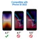 JETech Privacy Screen Protector for iPhone SE 3 2022 3rd Edition 47Inch Anti Spy Tempered Glass Film Case Friendly 2Pack