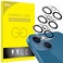 JETech Camera Lens Protector for iPhone 13 61Inch and iPhone 13 mini 54Inch 9H Tempered Glass HD Clear AntiScratch Case Friendly Does Not Affect Night Shots 3Pack