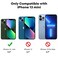 JETech Privacy Screen Protector for iPhone 13 mini 54Inch with Camera Lens Protector AntiSpy Tempered Glass Film Easy Installation Tool 2Pack Each