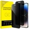 JETech Privacy Full Coverage Screen Protector for iPhone 14 Pro Max 67Inch AntiSpy Tempered Glass Film Edge to Edge Protection CaseFriendly 2Pack