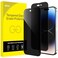 JETech Privacy Full Coverage Screen Protector for iPhone 14 Pro 61Inch AntiSpy Tempered Glass Film Edge to Edge Protection CaseFriendly 2Pack