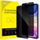 JETech Privacy Full Coverage Screen Protector for iPhone 11XR 61Inch AntiSpy Tempered Glass Film Edge to Edge Protection CaseFriendly 2Pack