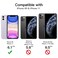 JETech Privacy Full Coverage Screen Protector for iPhone 11XR 61Inch AntiSpy Tempered Glass Film Edge to Edge Protection CaseFriendly 2Pack