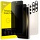 JETech Privacy Screen Protector for Samsung Galaxy S23 5G 61Inch with Camera Lens Protector AntiSpy Tempered Glass Film Fingerprint ID Compatible 2Pack Each