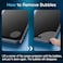 JETech Privacy Screen Protector for iPhone 15 Pro Max 67Inch AntiSpy Tempered Glass Film with Easy Installation Tool 2Pack