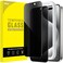 JETech Privacy Screen Protector for iPhone 15 Pro 61Inch AntiSpy Tempered Glass Film with Easy Installation Tool 2Pack