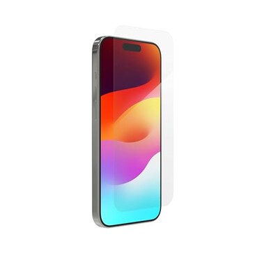 ZAGG Glass Screen Protector for Phone 15 Pro 3X Stronger with Reinforced Edges Scratch SmudgeResistant Surface InvisibleShield Easy to Install