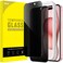 JETech Privacy Screen Protector for iPhone 15 61Inch AntiSpy Tempered Glass Film with Easy Installation Tool 2Pack