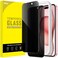 JETech Privacy Screen Protector for iPhone 15 61Inch AntiSpy Tempered Glass Film with Easy Installation Tool 2Pack