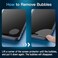 JETech Privacy Screen Protector for iPhone 15 Plus 67Inch AntiSpy Tempered Glass Film with Easy Installation Tool 2Pack