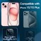 JETech Camera Lens Protector for iPhone 15 61Inch and iPhone 15 Plus 67Inch 9H Tempered Glass AntiScratch Case Friendly Does Not Affect Night Shots HD Clear 3Pack