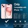 JETech Screen Protector for iPhone 15 61Inch Bubble Free Tempered Glass Film with Easy Installation Tool CaseFriendly HD Clear 2Pack