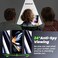 WSKEN for Samsung Galaxy S24 Ultra Privacy Screen Protector Tempered Glass 24 AntiSpy Zero Bubble Auto DustRemove Support Fingerprint Unlock Anti Glare HD 9H 68 inch 2 Pack