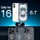 JETech Screen Protector for iPhone 16 61Inch Tempered Glass Film with Easy Installation Tool CaseFriendly HD Clear 3Pack
