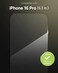 ZAGG Glass Screen Protector for iPhone 16 Pro 3X Stronger Tempered Glass with Reinforced Edges Scratch Smudge Resistant InvisibleShield Easy Installation