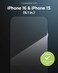 ZAGG Glass Screen Protector for iPhone 1615 3X Stronger Tempered Glass with Reinforced Edges Scratch Smudge Resistant InvisibleShield Easy Installation