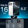 JETech Screen Protector for iPhone 16 Pro 63Inch Tempered Glass Film with Easy Installation Tool CaseFriendly HD Clear 3Pack