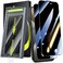 WSKEN for iPhone 16 ProiPhone 17 Privacy Screen Protector Auto DustRemove 24 Degree Anti Spy 3D Full Coverage Shatterproof Tempered Glass with Zero Bubble Dust Clean Easy Installing House
