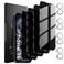 Lesakit 44 Pack Privacy Screen Protector for iPhone 16 61Inch with 4 Pack Camera Lens Protector Anti Spy Tempered Glass Film 9H Hardness Case Friendly