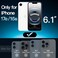 JETech Full Coverage Screen Protector for iPhone 17e 2026 iPhone 16e 9H Tempered Glass Film CaseFriendly HD Clear 61Inch Display 3Pack