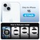 TAURI 4 in 1 for iPhone 15 Screen Protector 3 Pack Tempered Glass Film 1 Dust Free Easy Installation Tool 9H Hardness Bubble Free Microcurved Edges HD Screen Protector for 15