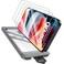 TAURI 4 in 1 for iPhone 15 Screen Protector 3 Pack Tempered Glass Film 1 Dust Free Easy Installation Tool 9H Hardness Bubble Free Microcurved Edges HD Screen Protector for 15