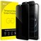 JETech Privacy Full Coverage Screen Protector for iPhone 17e 2026 iPhone 16e AntiSpy Tempered Glass Film Edge to Edge Protection CaseFriendly 61Inch Display 2Pack