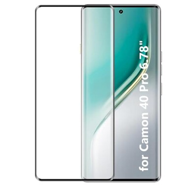 Kepuch Screen Protector Compatible for Tecno Camon 40 Pro 678 Tempered Glass 2 Pack