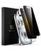 UNBREAKcable Privacy Screen Protector for iPhone 16 Plus AntiSpy Shatterproof Tempered Glass True 28Anti Spy 9H Hardness Easy Installation Frame Black Protector for iPhone 67 2 Pack