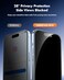 UNBREAKcable Privacy Screen Protector for iPhone 15 AntiSpy Shatterproof Tempered Glass True 28Anti Spy 9H Hardness Easy Installation Frame Black Protector for iPhone 61 2 Pack