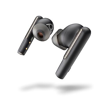 Poly Voyager Free 60 Series Replacement Earbuds Left and Right SML Eartips Black Compatible with Poly Voyager Free 60 Poly Voyager Free 60 UC and Poly Voyager Free 60 UC Sold Separately