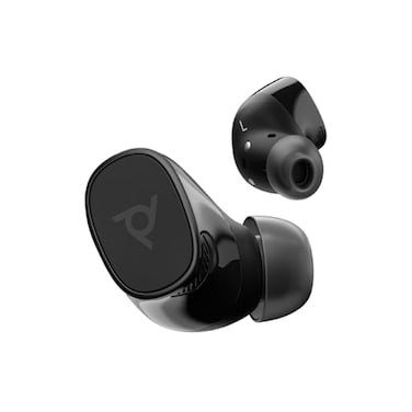 Poly Voyager Free 20 True Wireless Earbuds in Gray Adaptive ANC AI Enhanced Audio and Personalized Comfort Works with PCMobile