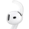 Gcioii 3 Pairs for AirPods 4 Ear Hooks Covers Added Storage Pouch AntiSlip Accessories Compatible with Apple AirPods 4th Generation Translucent