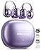 King Lucky ClipOn Earbuds Gen 3 OpenEar Wireless Bluetooth 60 Headphones with Mic Secure Fit for Small Ears Glasses Wearers 50H Playtime ENC IPX5 Waterproof Sport Ear Buds Purple