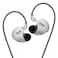 H HIFIHEAR CCA C10 Five Drivers Hybrid in Ear Monitors in Each SideHiFi 4BA 1DD High Resolution EarphonesEarbuds with 35mm Gold Plated Plug Detachable Cable 2pin 075mm Wired EarbudsBlack Without mic