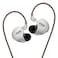 H HIFIHEAR CCA C10 Five Drivers Hybrid in Ear Monitors in Each SideHiFi 4BA 1DD High Resolution EarphonesEarbuds with 35mm Gold Plated Plug Detachable Cable 2pin 075mm Wired EarbudsBlack Without mic