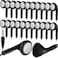 Kanayu 100 Pack Earbuds Bulk Earphones for Classroom Student Wired Earbuds Headphones Without Mic Earphones Bulk for Adults School Library Laptop Individually Bagged Black